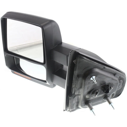 Tow Mirror For 2007 2014 Ford F-150 Driver Side Power Heated Signal Puddle Light