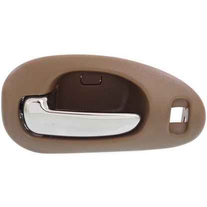 Door Handle For 1999-04 Chrysler 300M With 4 Nuts Chrome Beige Front Left Inner