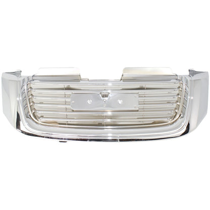 Grille For 2002-2009 GMC Envoy 2002-2006 Envoy XL Chrome Plastic
