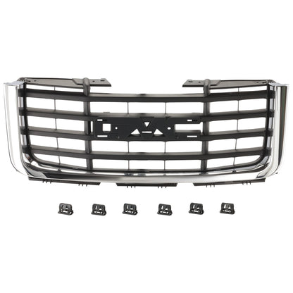 Grille For 2007-2008 GMC Sierra 1500 2007-2010 Sierra 2500 HD Plastic