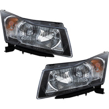 Halogen Headlight Set For 2011-2016 Chevrolet Cruze 2nd Design w/Bulbs Pair