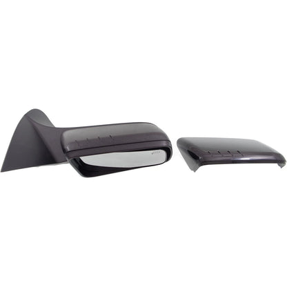 Power Mirror For 2008-2011 Ford Focus Right With 2 Caps Paintable Black Heated