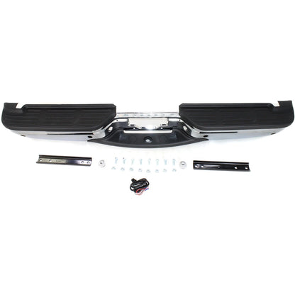 Step Bumper For Ford F-250 Super Duty 2001-2007 Rear w/ Hitch Plate Chrome
