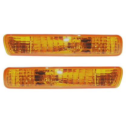 Turn Signal Light For 94-95 Honda Accord Plastic Lens Left & Right Side Set of 2