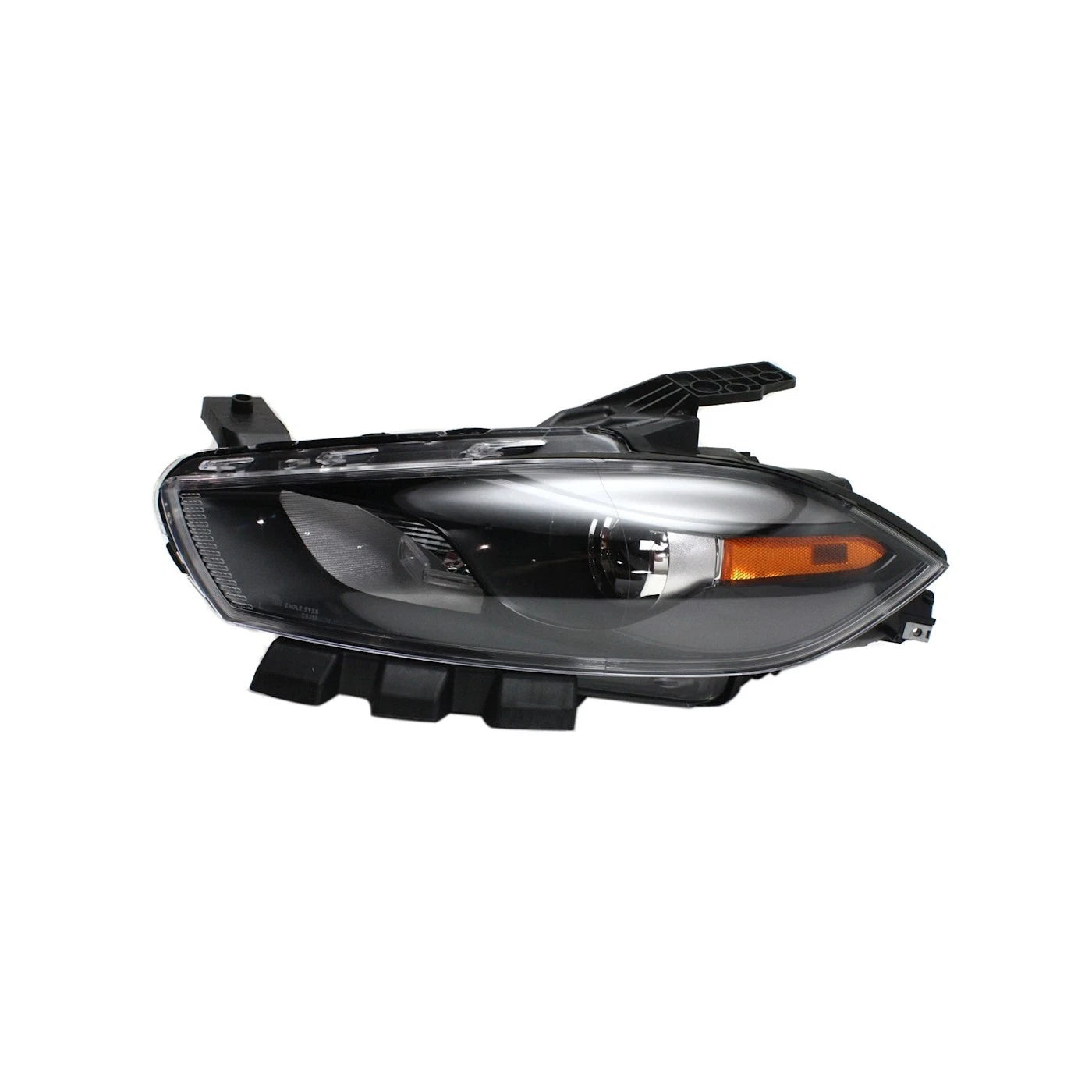 Headlight Set For 2013-2016 Dodge Dart Left and Right Black Housing HID 2Pc