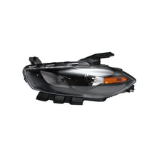 Headlight Set For 2013-2016 Dodge Dart Left and Right Black Housing HID 2Pc