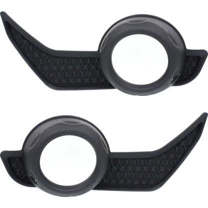 Fog Light Trim Set For 2014-18 Toyota 4Runner Left & Right w/Fog Light Hole 2Pc