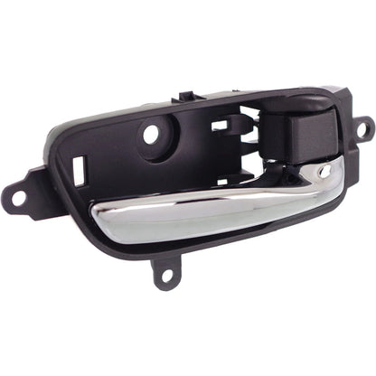 Interior Door Handle For 2013-2018 Nissan Altima Chrome Lever Black Knob RH Side