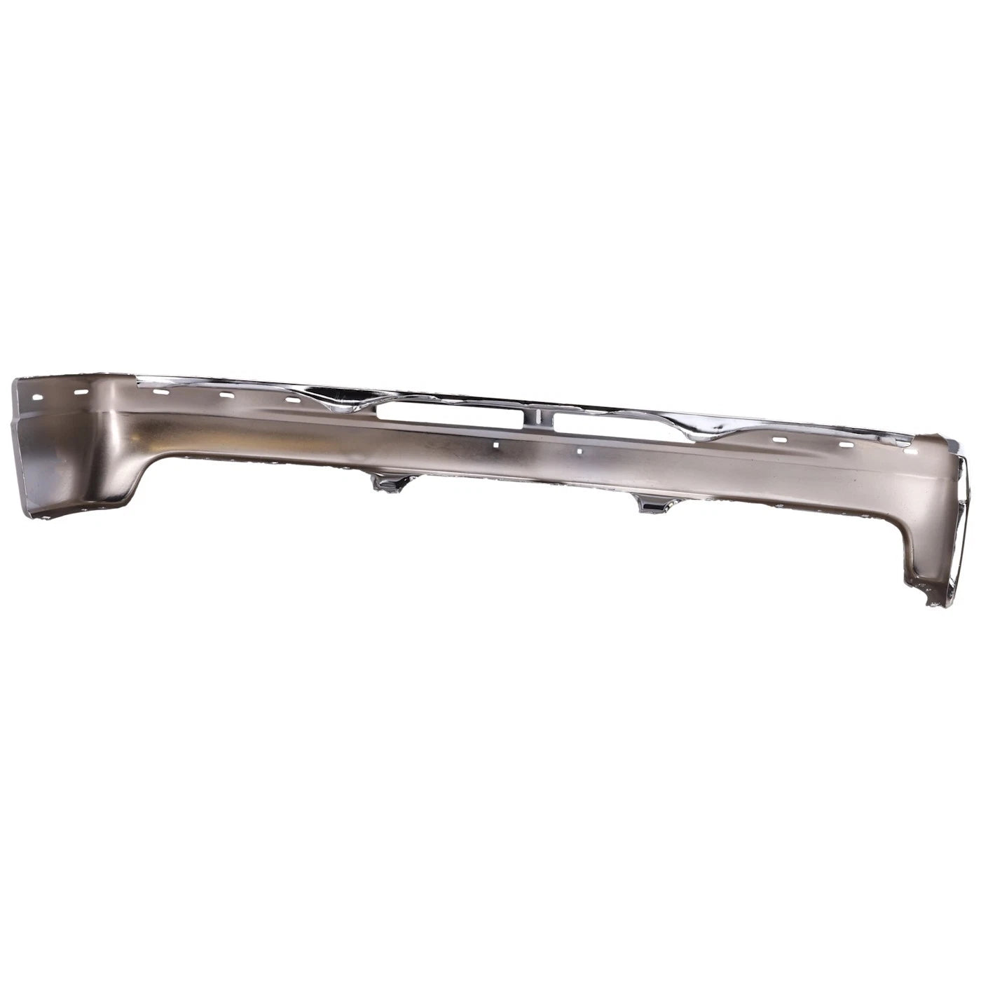 1-Piece Front Bumper For Chevrolet Silverado 1500 1999-2002 w/ Brackets Chrome