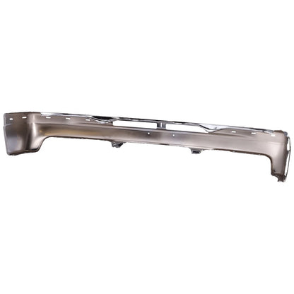 1-Piece Front Bumper For Chevrolet Silverado 1500 1999-2002 w/ Brackets Chrome