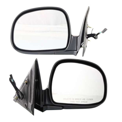 Power Mirror Set Of 2 For 1994-1997 Chevrolet S10 Left And Right Manual Folding