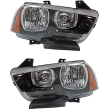 Headlight Set For 2011-2014 Dodge Charger Left and Right With Bulb 2Pc