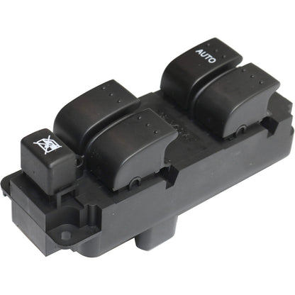 Window Switch For 2004-2009 Mazda 3 Front Left5-Button 1 Female Connector Black