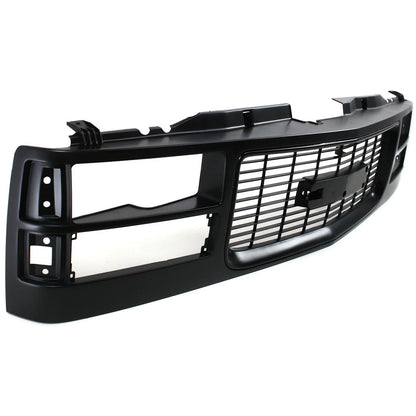 Grille Assembly For 1994-2000 GMC C/K Series Suburban Yukon Black