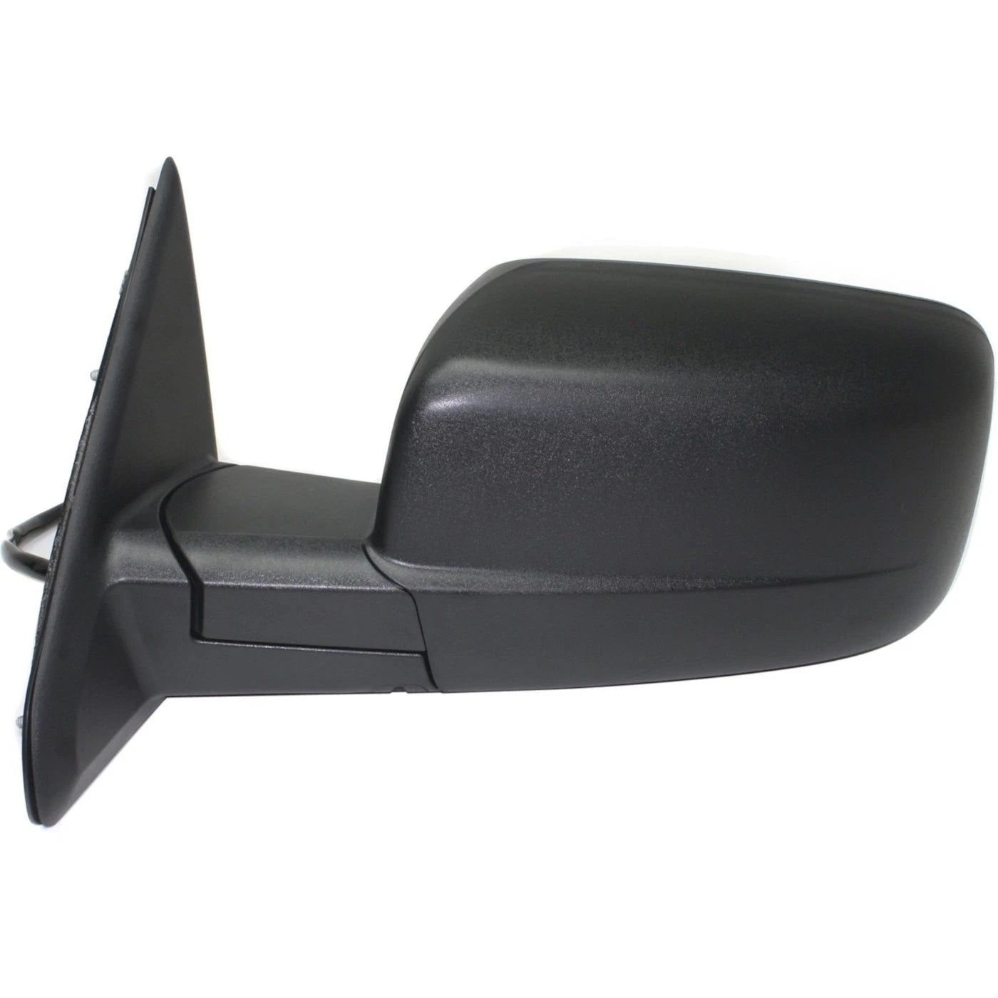 Mirror For 2014-18 Ram 1500 13-18 Ram 2500 Textured Black Power Glass Left Side