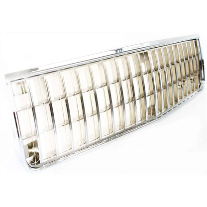 For 1986-1990 Chevy Caprice Impala Grille Chrome Argent
