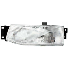 Driver and Passenger Side Headlights For Ford Escort 1991-1996 Halogen w/ Bulb/s