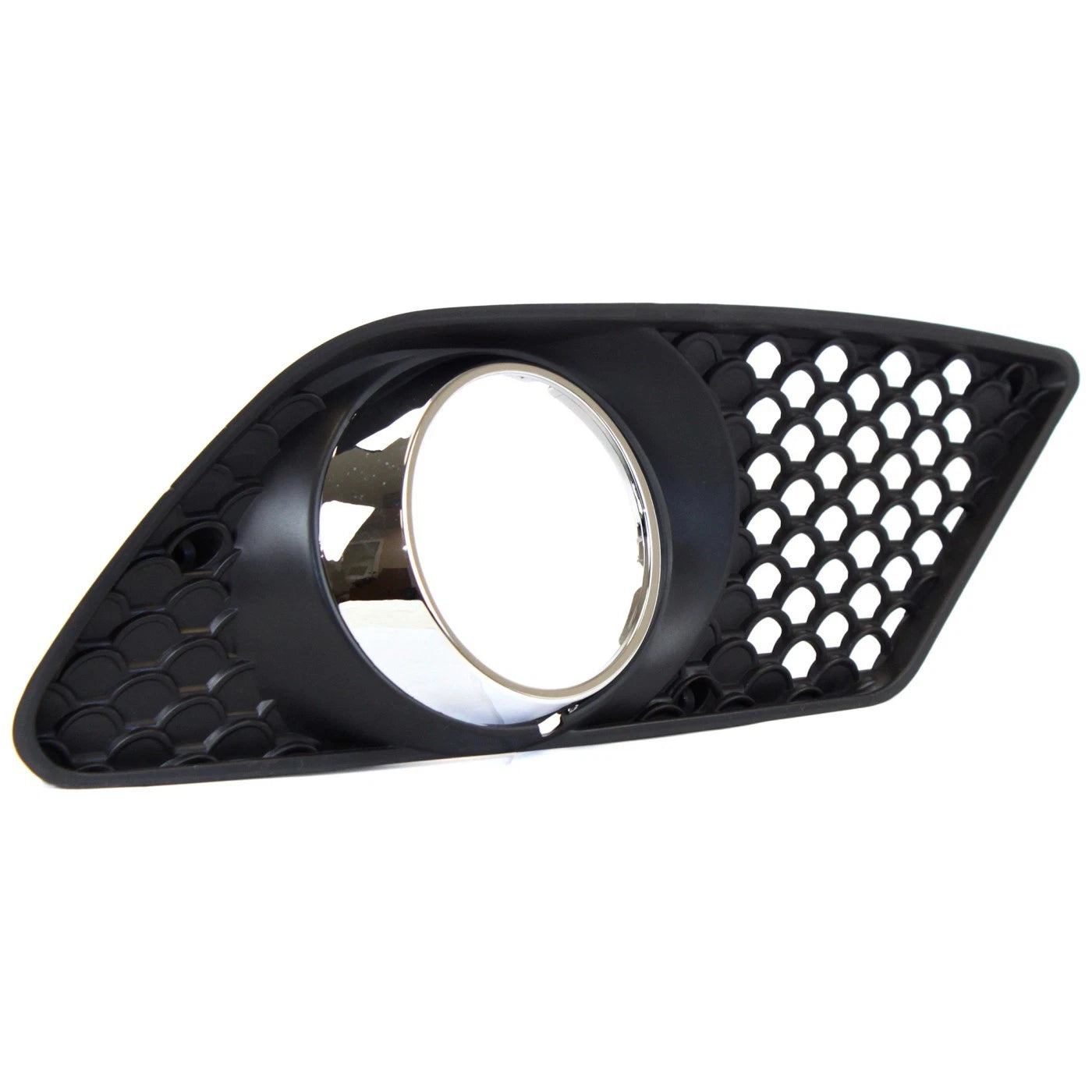 Fog Light Trim For 2008-2011 Mercedes Benz C300 Right w/ chrome ring