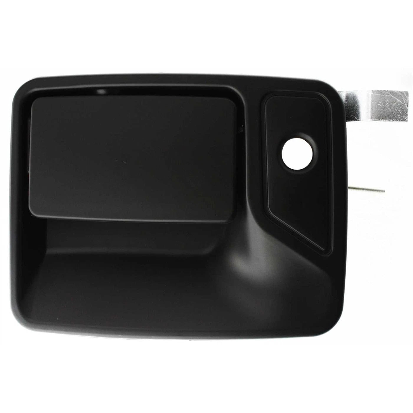 Door Handle Set For 1999-2016 Ford F-250 Super Duty Front Smooth Black 2-Pcs