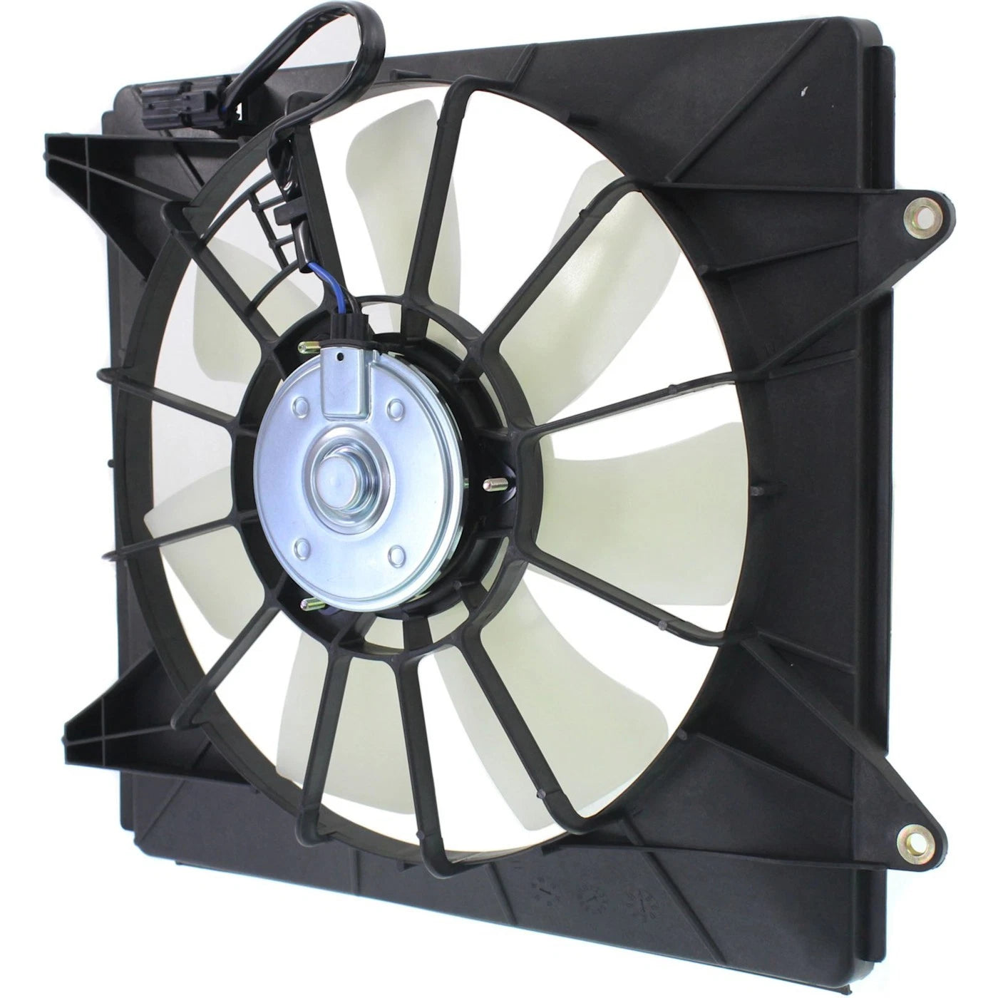 Cooling Radiator Fan Assembly Set For 2008-2012 Honda Accord Left and Right Side