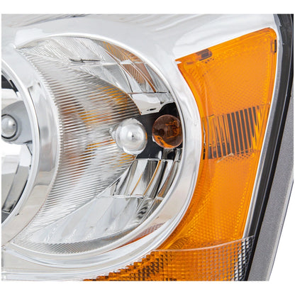 Headlight Set For 2004-05 Dodge Durango Halogen With Bulbs 55077720AD 55077721AD