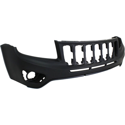 Bumper Covers Fascias Set of 2 For 2011-17 Jeep Compass MK Platform Front Upper