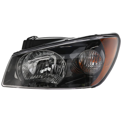 Headlight Set For 2004 2005 2006 Kia Spectra Left and Right With Bulb 2Pc