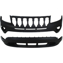 Bumper Covers Fascias Set of 2 For 2011-17 Jeep Compass MK Platform Front Upper