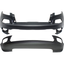 New Bumper Covers Fascias Set of 2 Front for Cherokee CH1014112, CH1015119 Pair