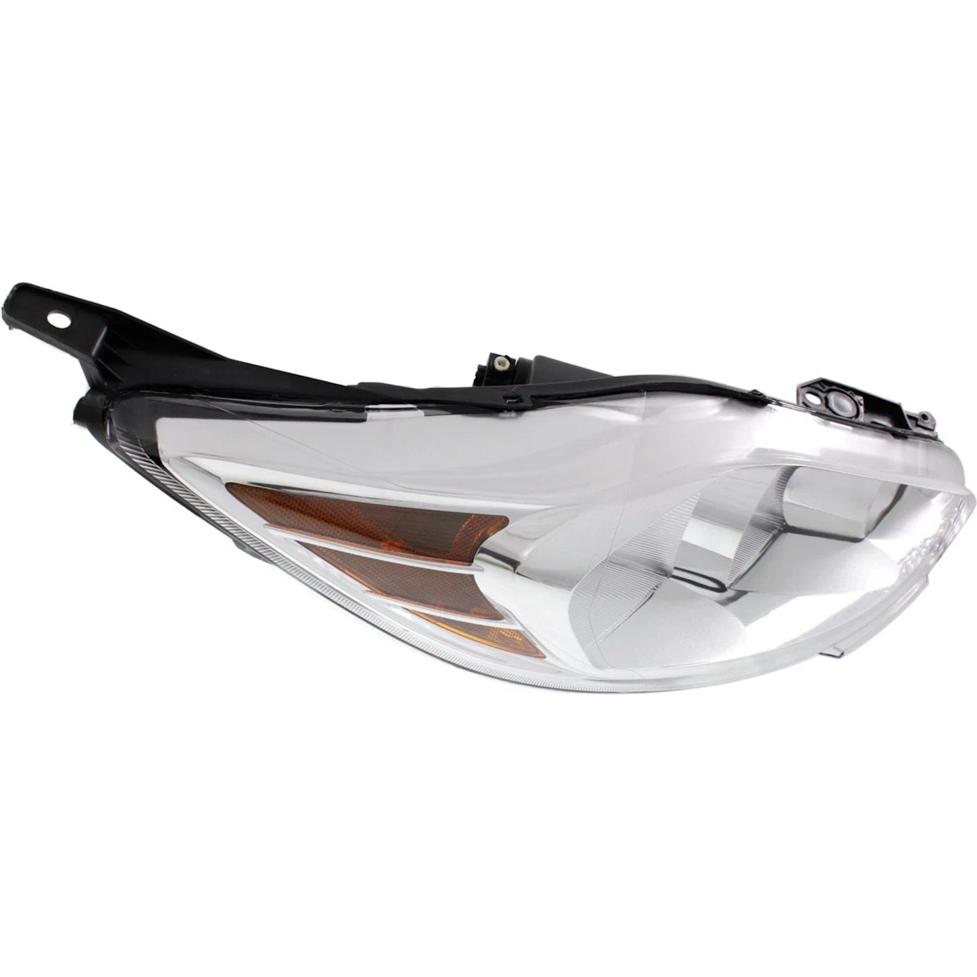 LH & RH Headlights For Ford Fiesta 2011-2013 Halogen w/ Bulbs CAPA S SE SEL SES