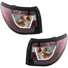 Left & Right Outer Tail Lights For Chevrolet Traverse 2013-2017 Halogen w/ Bulbs