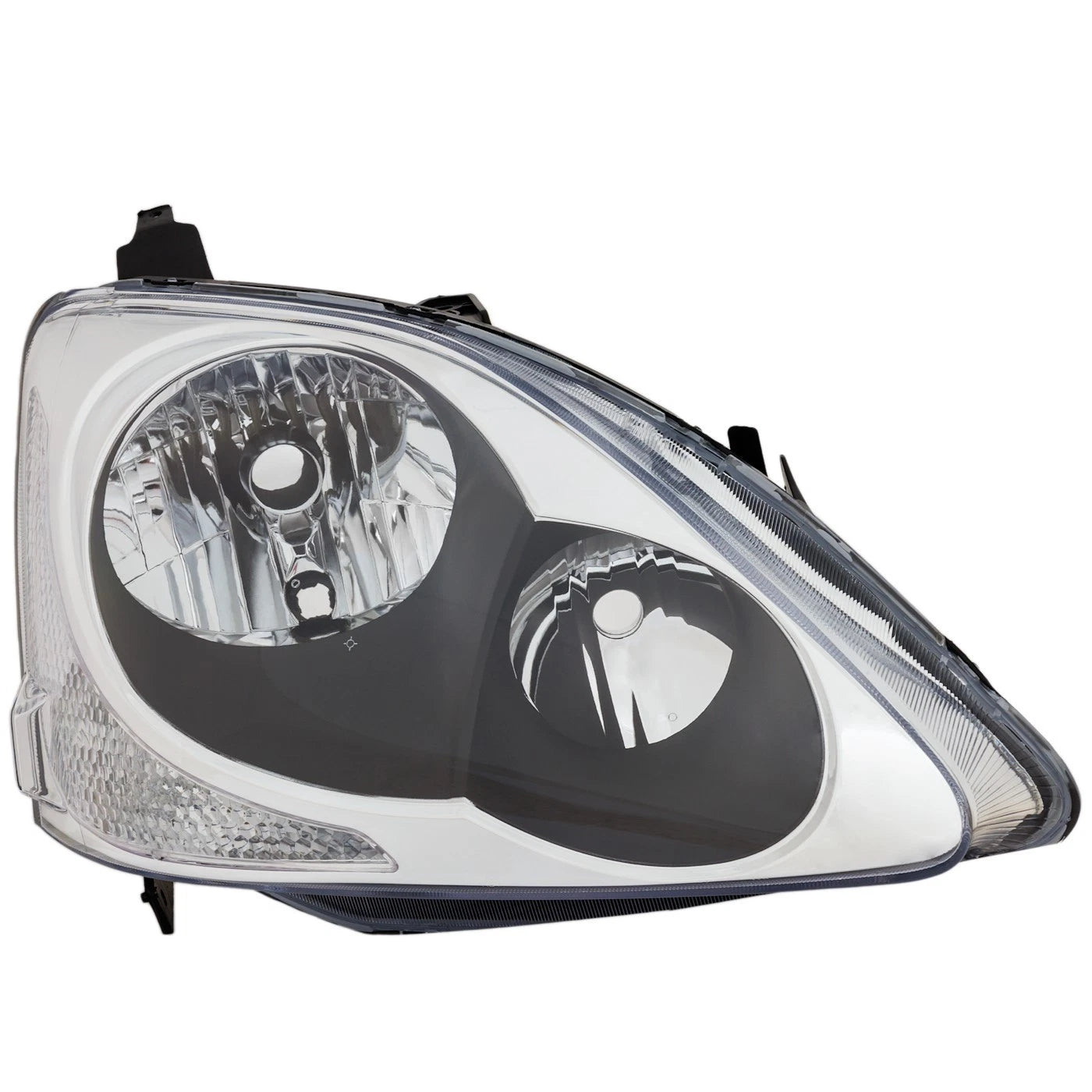 Left and Right Side Headlight For Honda Civic 2004-2005 Si SiR Hatchback Halogen
