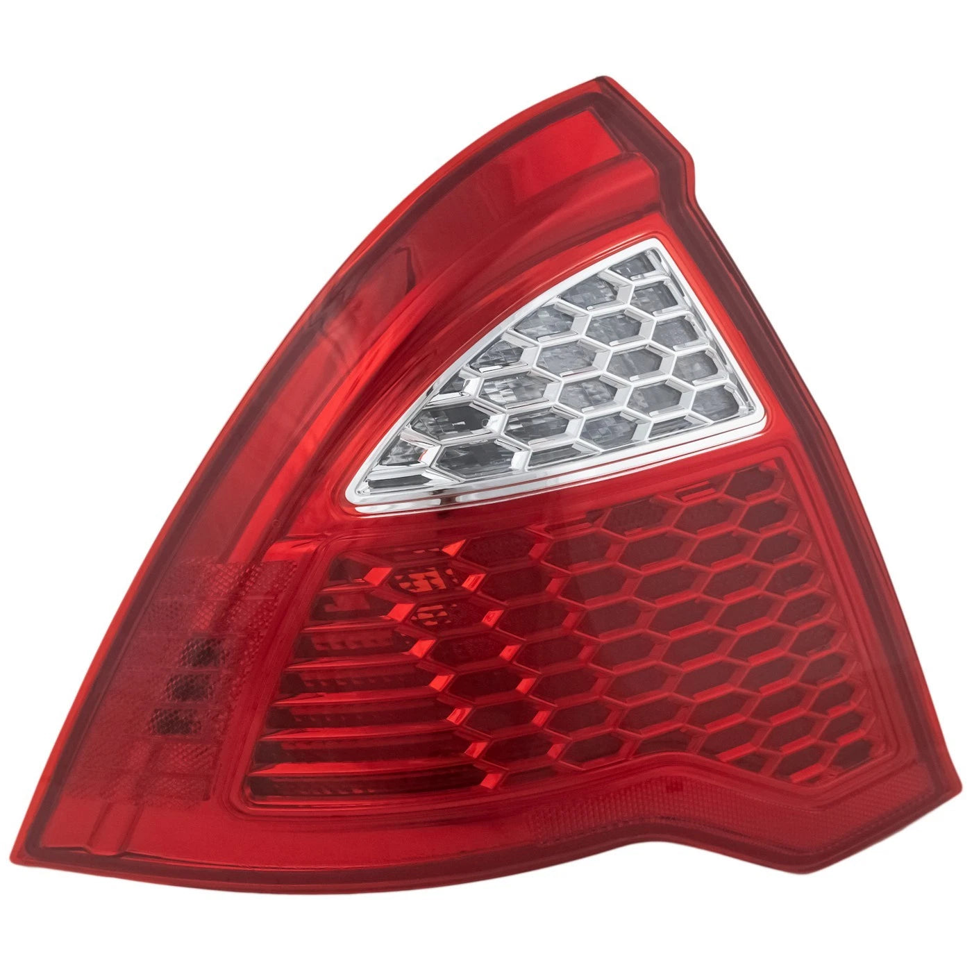 Tail Light Assembly For 2010-2012 Ford Fusion Driver Side Clear and Red Lens