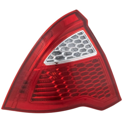 Tail Light Assembly For 2010-2012 Ford Fusion Driver Side Clear and Red Lens