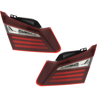 Tail Light For 2016-2017 Honda Accord Set of 2 Driver and Passenger Side Inner