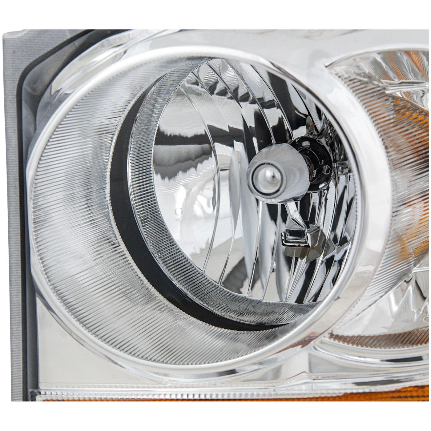 Headlight Set For 2004-05 Dodge Durango Halogen With Bulbs 55077720AD 55077721AD