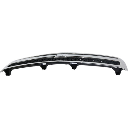 Grille For 2007-2013 Chevrolet Silverado 1500 Chrome Shell w/ Black Insert