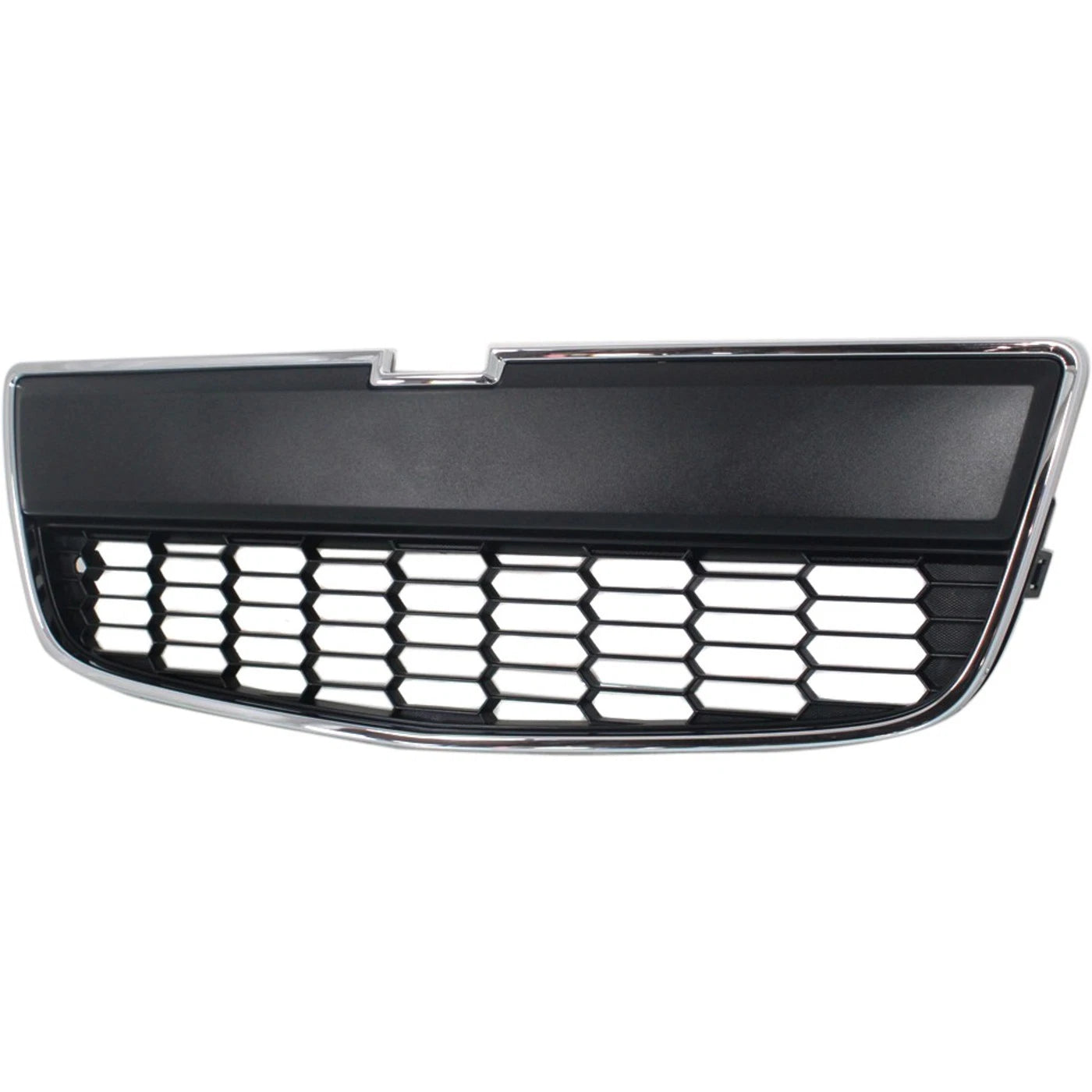 Bumper Grille For 12-16 Chevrolet Sonic Front Lower Chrome Shell Black Insert