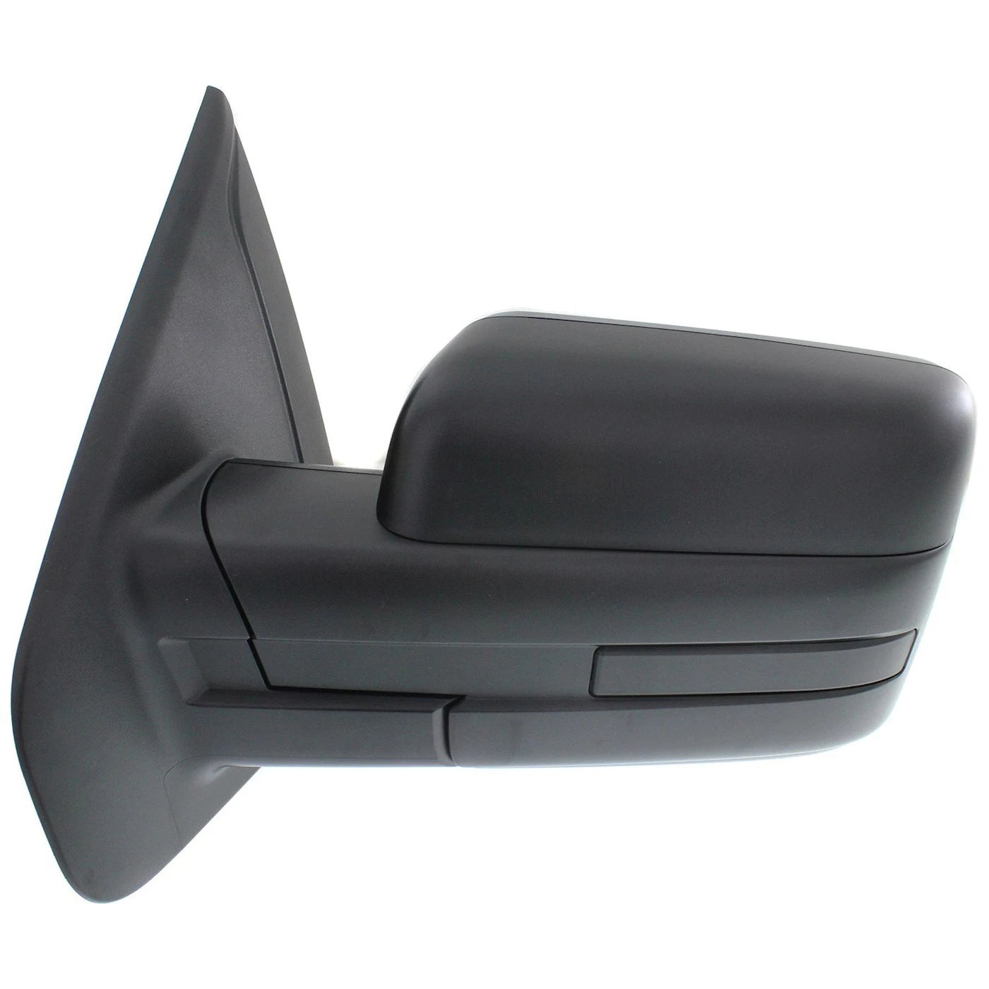 Mirror For 2011-2014 Ford F-150 Manual Folding Front Driver Side Textured Black