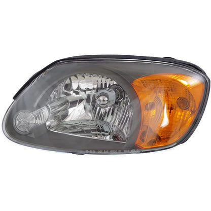 Driver & Passenger Side Headlights For Hyundai Accent 2003-2006 Halogen w/ Bulbs