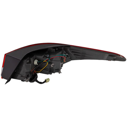 Tail Light For 2011-2013 Hyundai Elantra Left Outer Halogen With Bulb