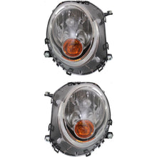 Halogen Headlight Set For 2007-15 Mini Cooper Model Code R55 R56 R57 R58 and R59