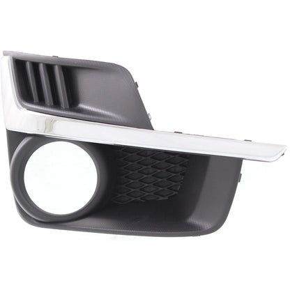 Fog Light Trim Set For 2015-2016 Subaru Impreza Left & Right Primed Plastic 2Pc