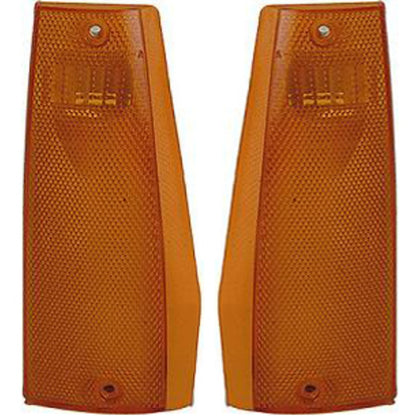 Side Marker Set For 1984-1996 Jeep Cherokee 86-92 Comanche 84-90 Wagoneer Front