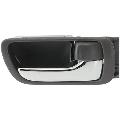Door Handle Inside Gray Chrome Left & Right Pair Set for 02-06 Toyota Camry