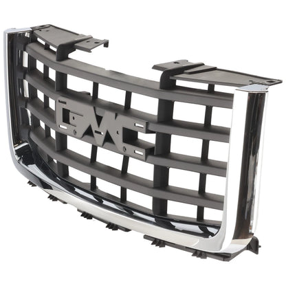 Grille For 2007-2008 GMC Sierra 1500 2007-2010 Sierra 2500 HD Plastic