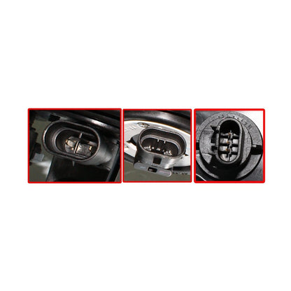 Headlight Assembly Set For 2008-2014 Dodge Avenger Sedan Left Right With Bulb