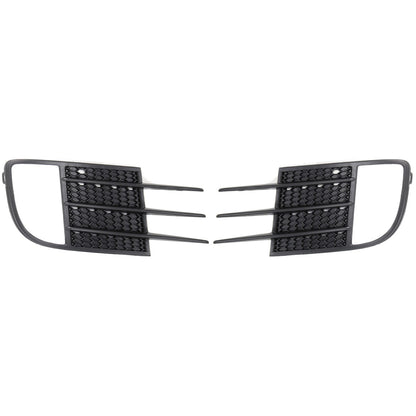 Fog Light Trim For 2010-2014 Volkswagen GTI Set of 2 Driver and Passenger Side
