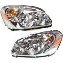 Driver and Passenger Side Headlight For Buick Lucerne 2006-2008 Halogen w/ Bulbs