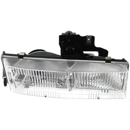 Halogen Headlight Set For 1996-2002 Chevrolet Express 3500 w/ Bulb(s) Pair